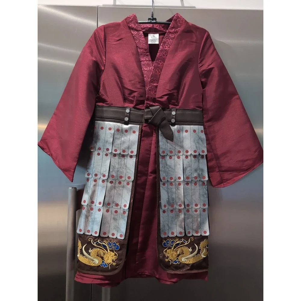 NWT Disney Store Deluxe Mulan Costume Outfit Live Action Film 7/8 Halloween